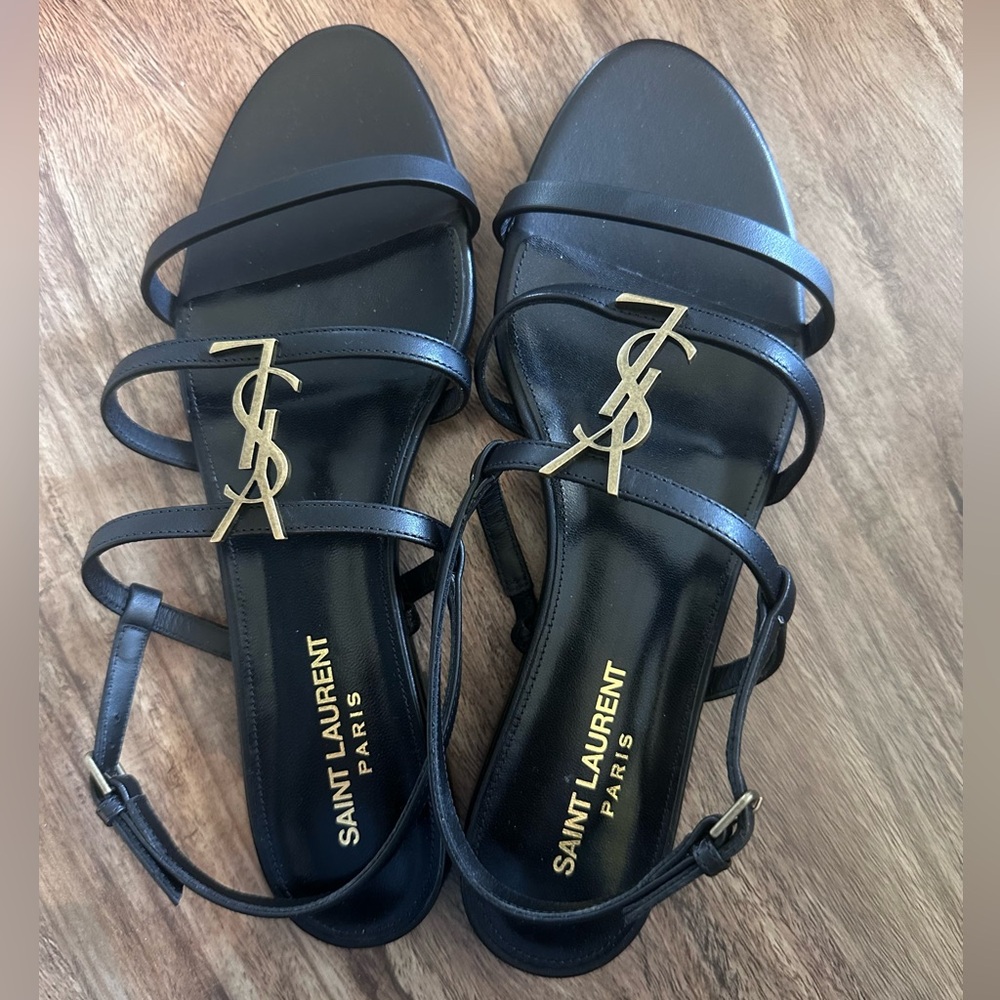 Saint-Laurent slipper Cassandra flats sandals for women in 38